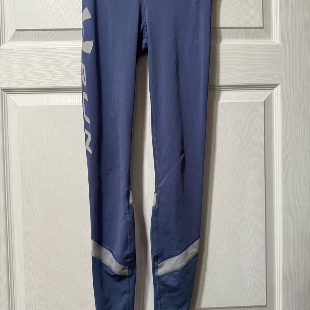 Under Armour Blue Leggings Full-Length Sporty Design